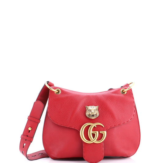 Gucci GG Marmont Animalier Shoulder Bag Leather Medium