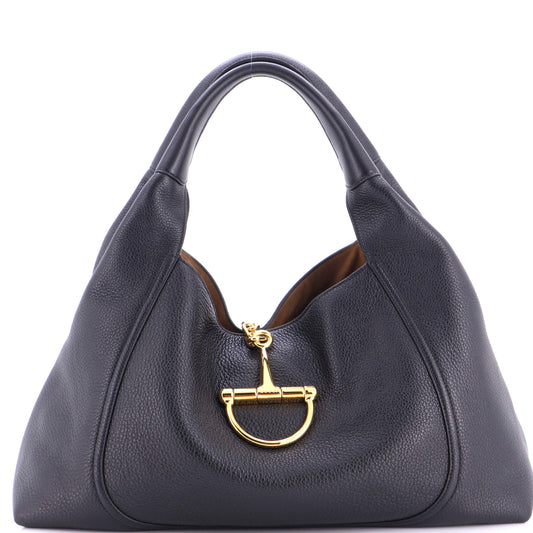 Gucci Softbit Hobo Leather Maxi