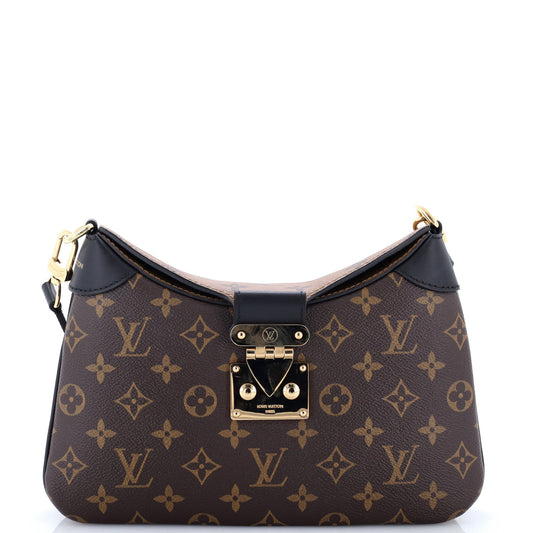 Louis Vuitton LV Twinny Handbag Monogram Canvas and Reverse Monogram Canvas with Leather