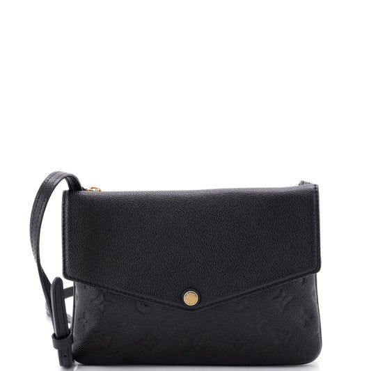 Louis Vuitton Twice Handbag Monogram Empreinte Leather