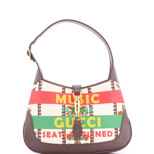 Gucci 100 Jackie 1961 Hobo Limited Edition Canvas Small