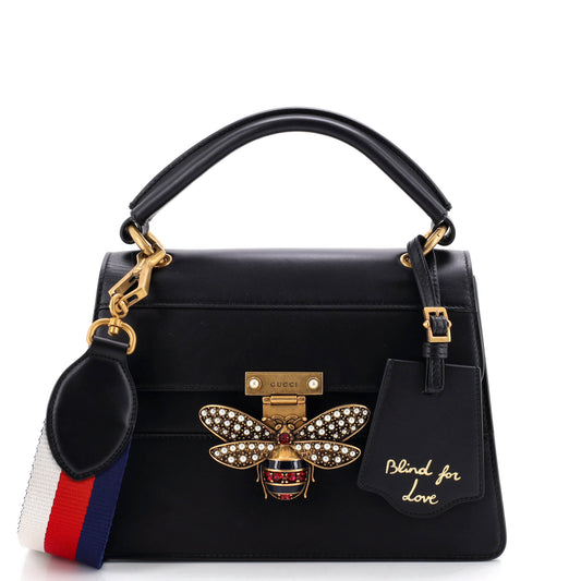 Gucci Queen Margaret Top Handle Bag Leather Small
