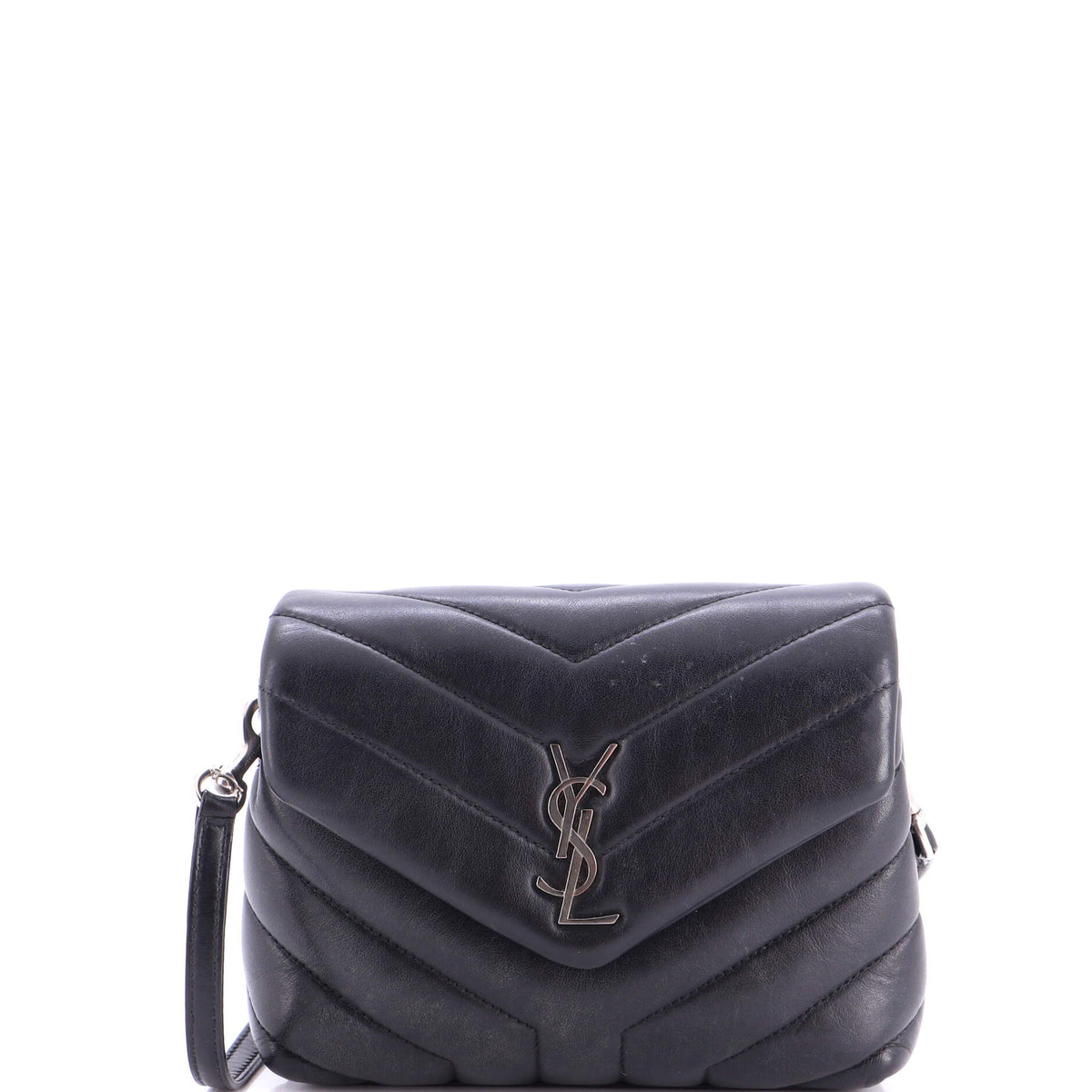 Saint Laurent Loulou Shoulder Bag Matelasse Chevron Leather Toy