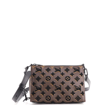 Triangle Messenger Monogram Tuffetage Canvas