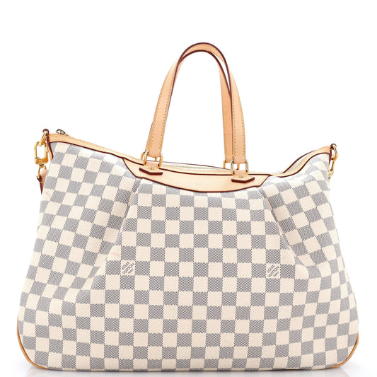 Louis Vuitton Siracusa Handbag Damier GM