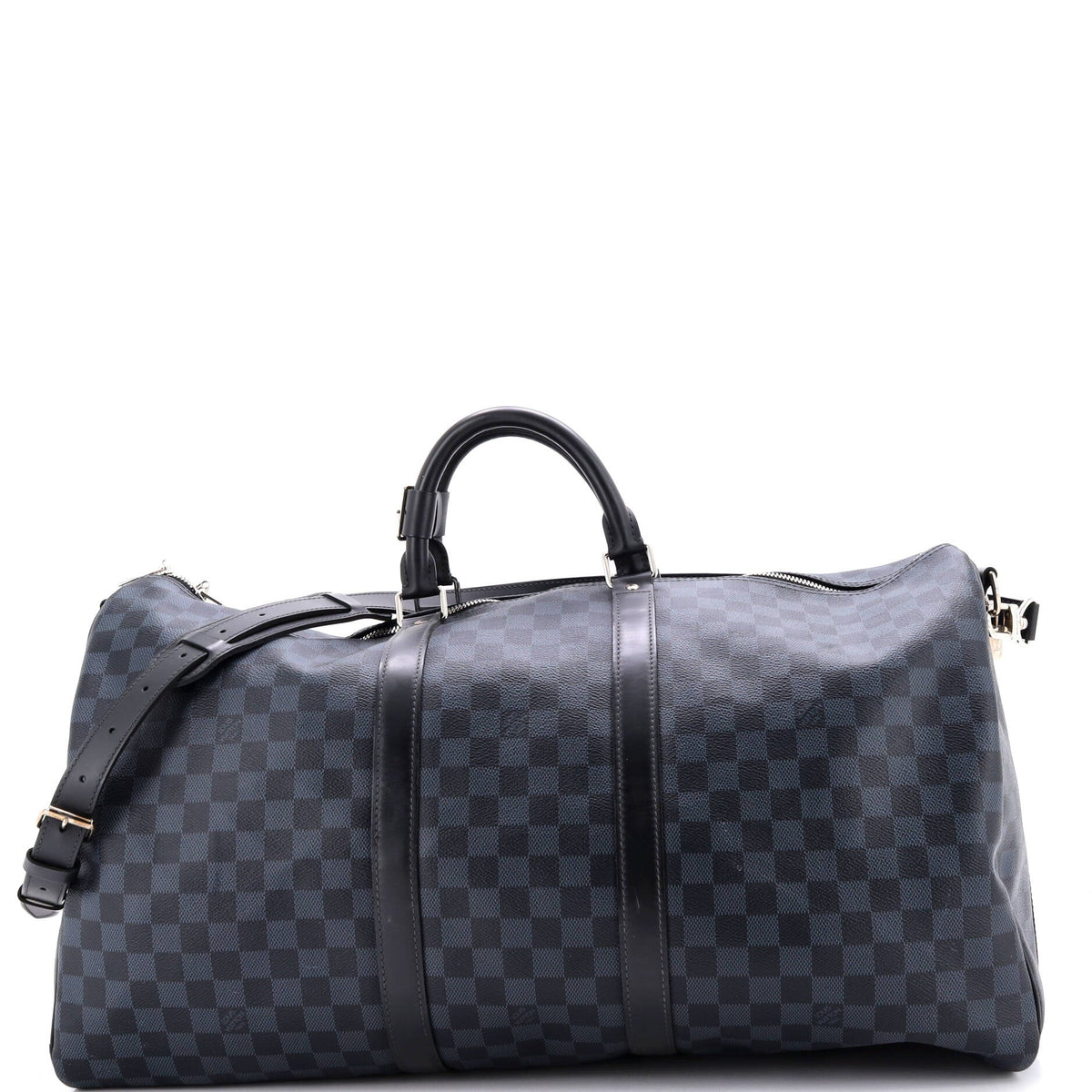 Louis Vuitton Keepall Bandouliere Bag Damier Cobalt 55
