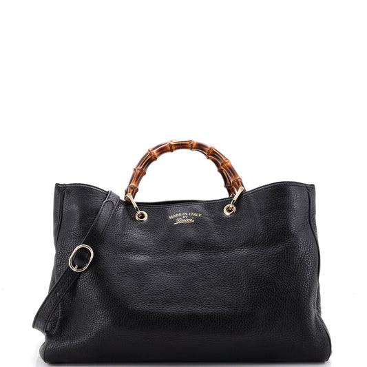 Gucci Bamboo Shopper Tote Leather Large