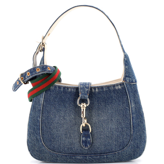 Gucci Jackie 1961 Hobo Denim Small