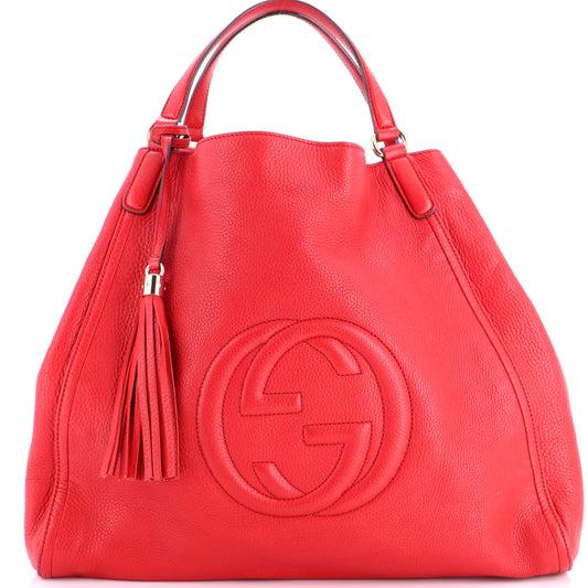 Gucci Soho Shoulder Bag Leather Large