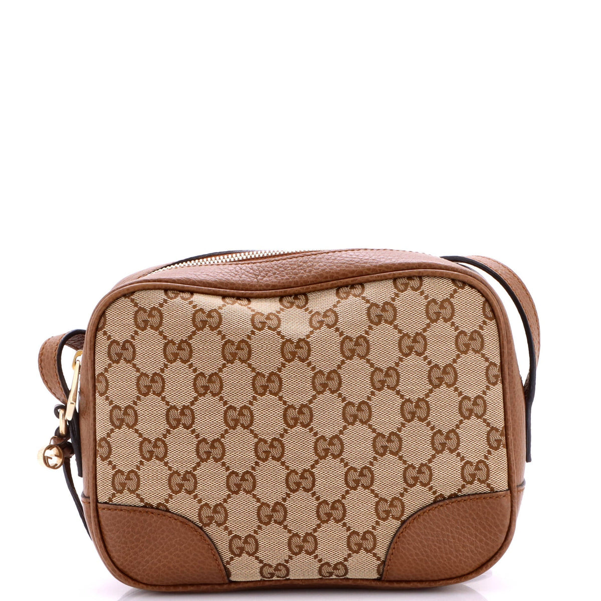 Gucci Bree Disco Crossbody Bag GG Canvas with Leather Mini