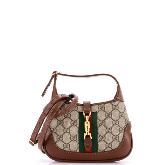 Gucci Jackie 1961 Hobo GG Coated Canvas Mini