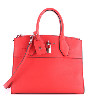 City Steamer Handbag Leather MM