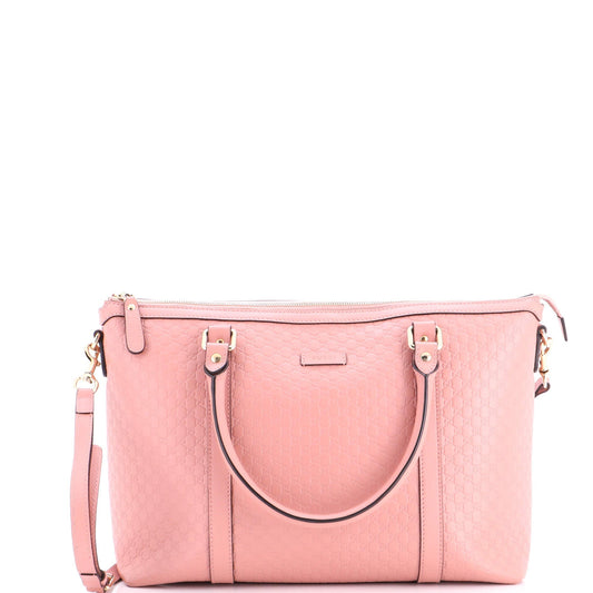 Britt Convertible Dome Satchel Microguccissima Leather Medium