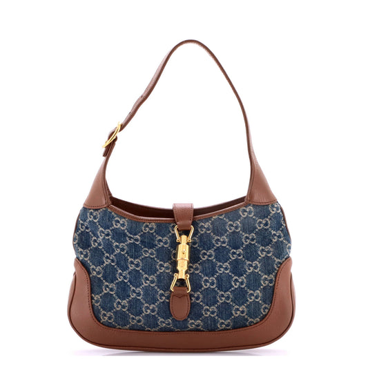 Gucci Jackie 1961 Hobo GG Denim Small