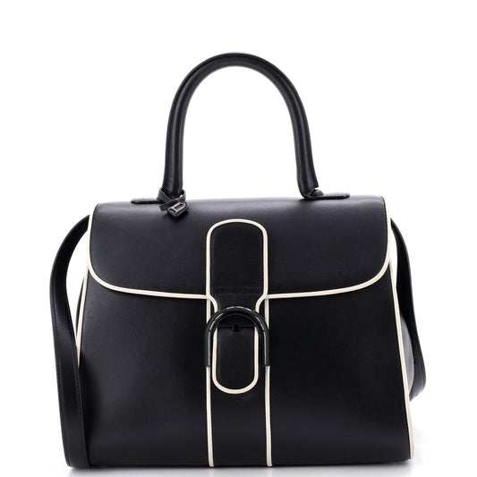 Delvaux Brillant Top Handle Bag Leather MM