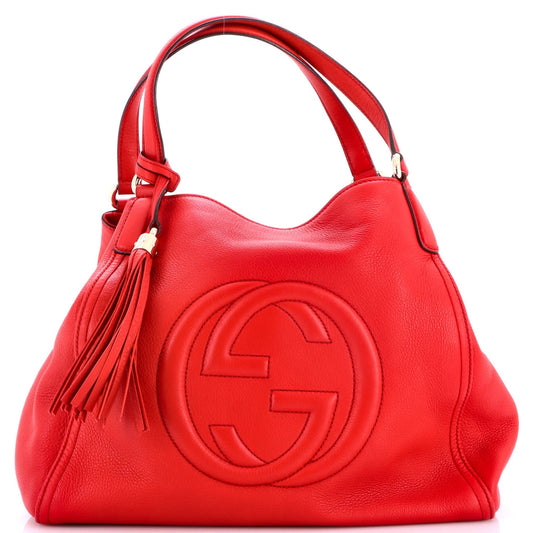 Gucci Soho Shoulder Bag Leather Medium