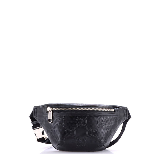 Gucci Belt Bag GG Embossed Perforated Leather Small