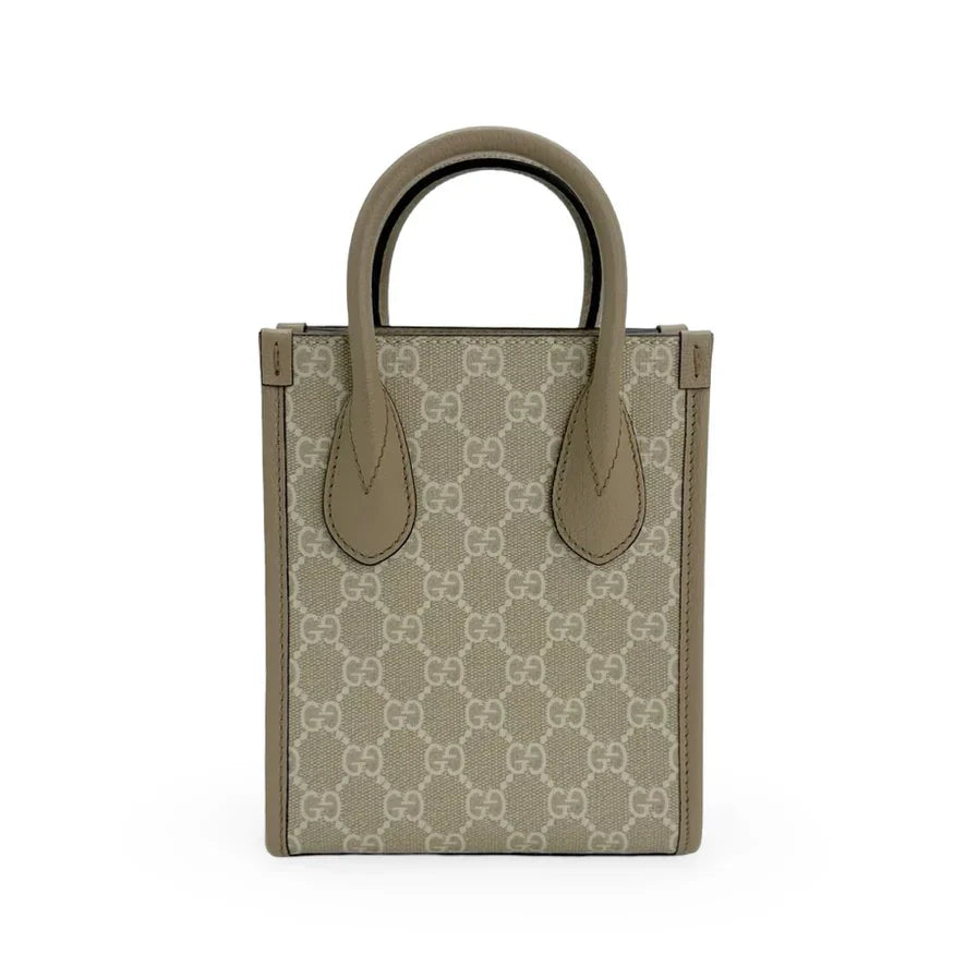GUCCI  GG Supreme Interlocking G Mini Tote