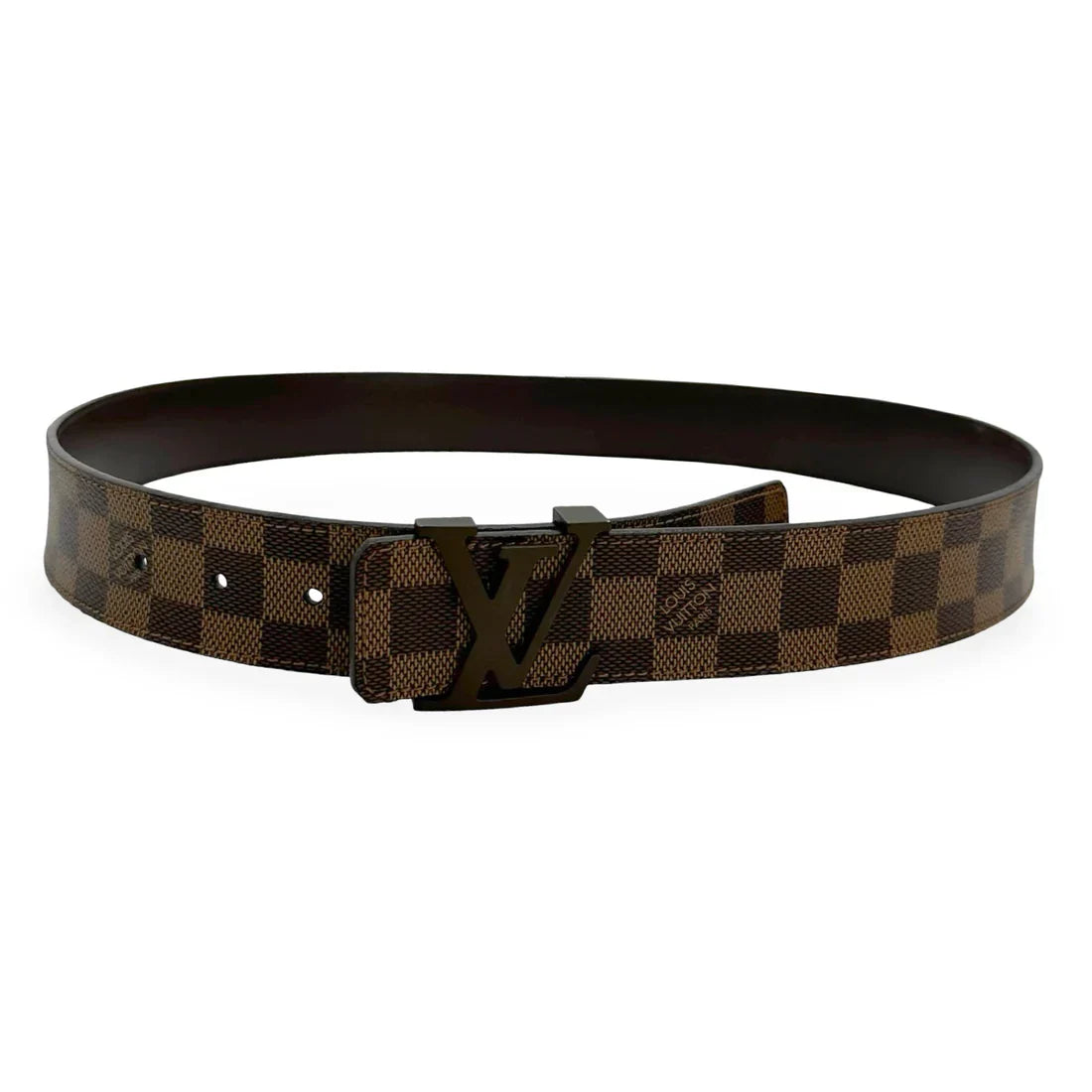 LOUIS VUITTON - Damier Ebene Initiales Belt