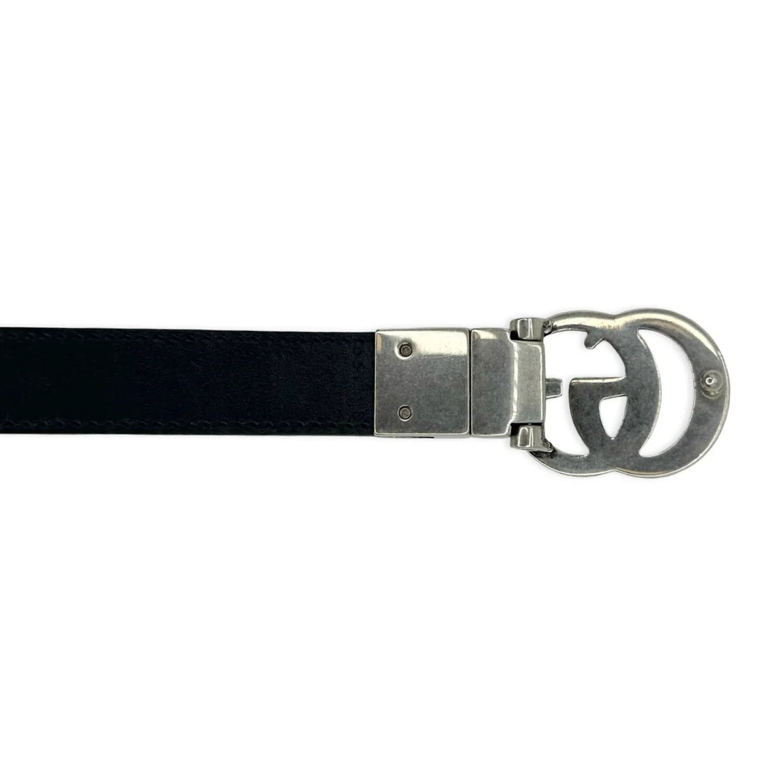 Gucci - GG Supreme Thin Reversible Marmont Belt