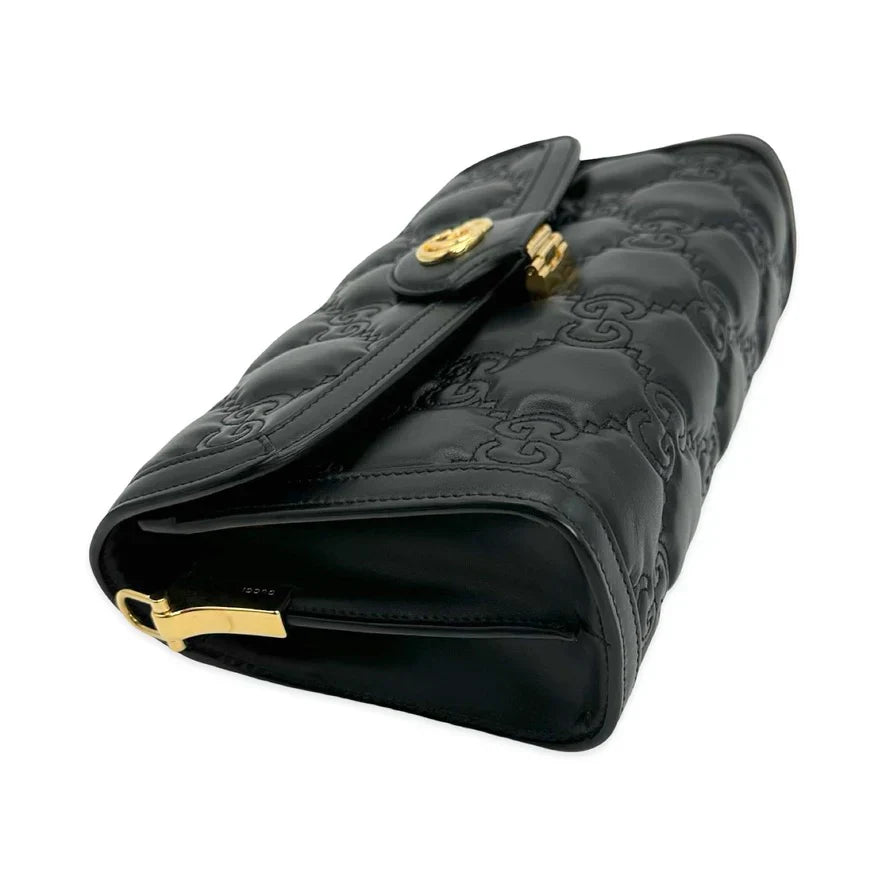 Gucci GG Matelassé Quilted Leather Flap Shoulder Bag
