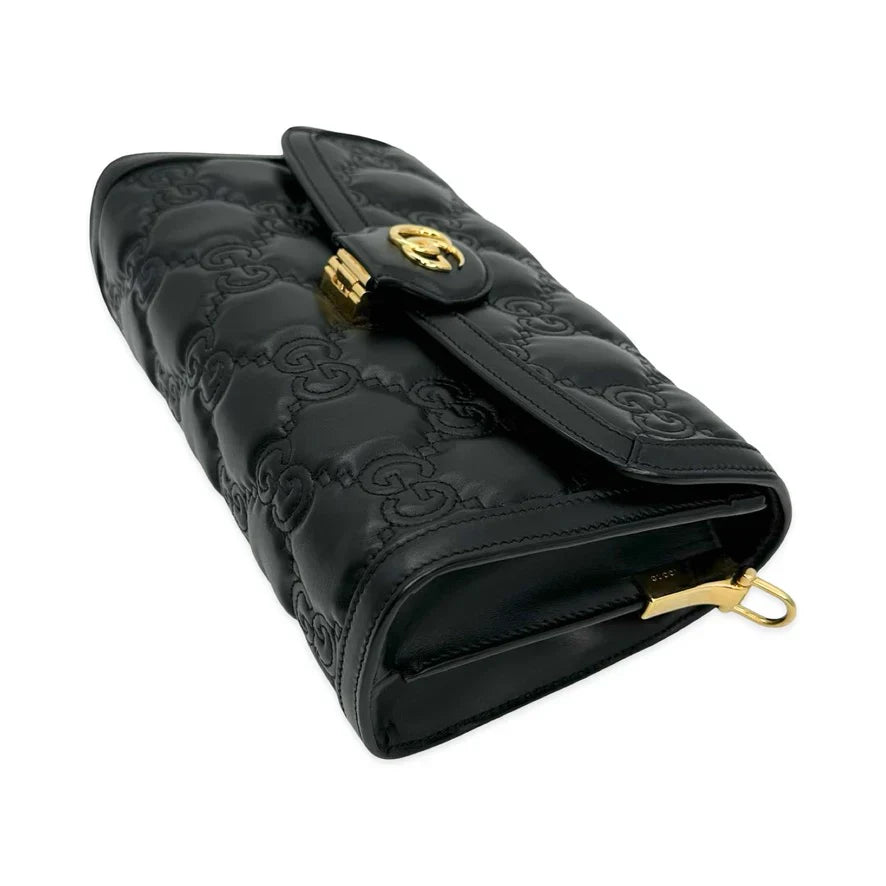 Gucci GG Matelassé Quilted Leather Flap Shoulder Bag