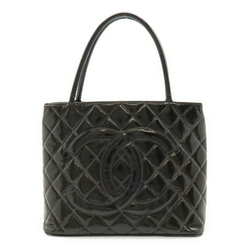 Chanel Medallion Tote Quilted Patent