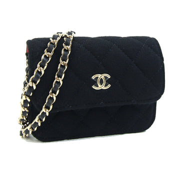 Chanel Pearl Crush Flap Clutch with Chain Quilted Velvet with Crystal Detail Mini