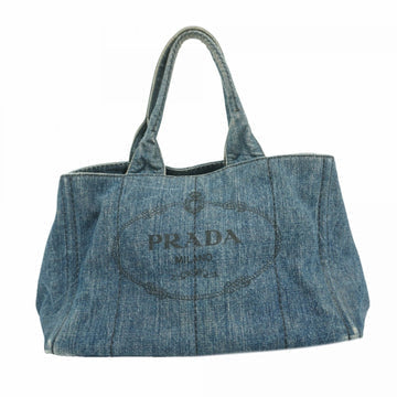 Prada Canapa Tote Denim Large