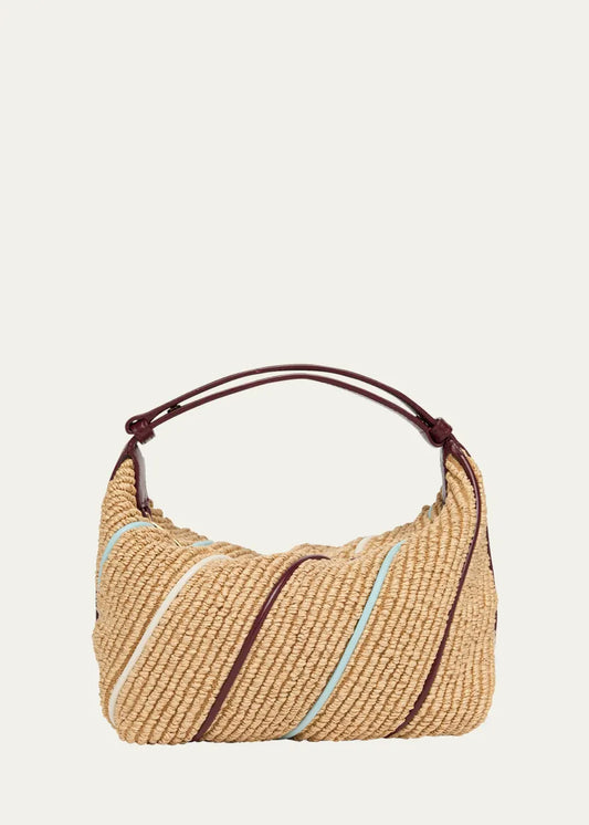 Bottega Veneta Wallace Mini Striped Shoulder Bag