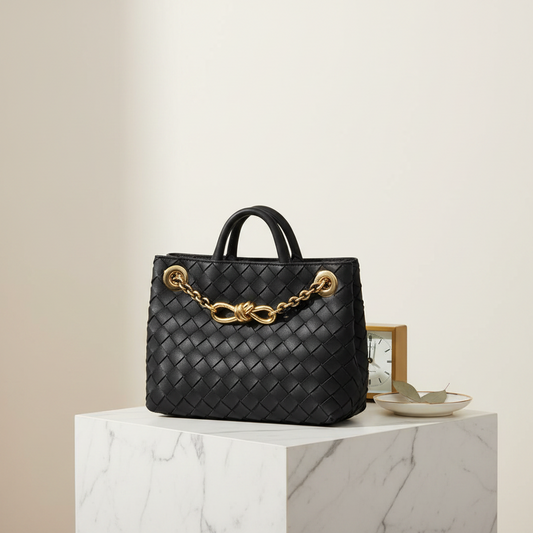 Bottega Veneta Small Andiamo Shoulder Bag with Chain Strap