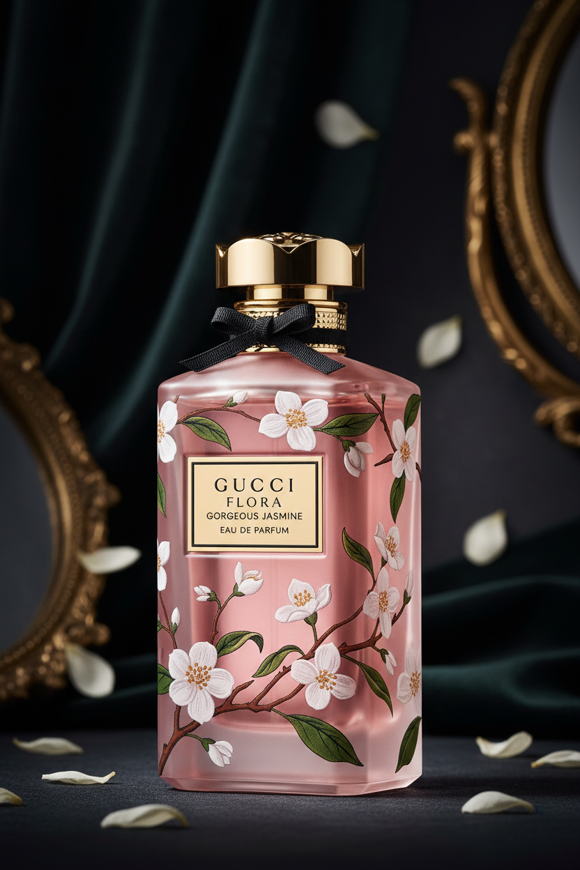 Gucci Flora Gorgeous Jasmine - Moody Close-Up