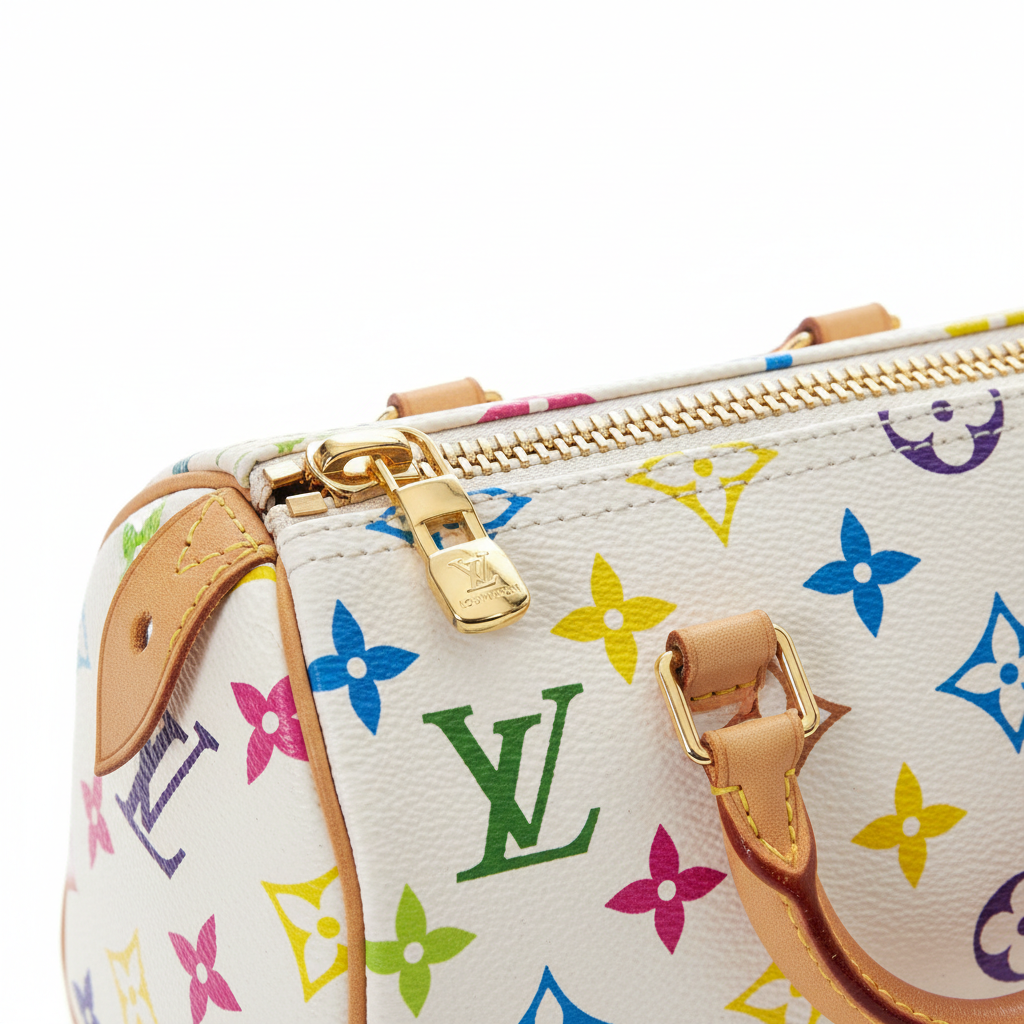 Louis Vuitton Speedy Mini HL Handbag Monogram Multicolor - Canvas Detail