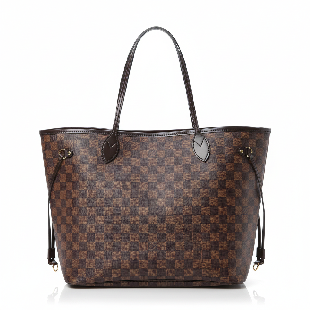 Louis Vuitton Neverfull NM Tote Monogram Canvas MM - Back View