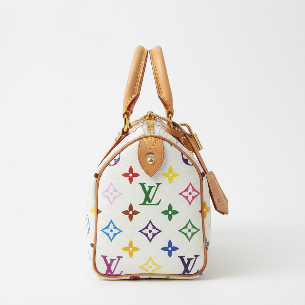 Louis Vuitton Speedy Mini HL Handbag Monogram Multicolor - Side Profile