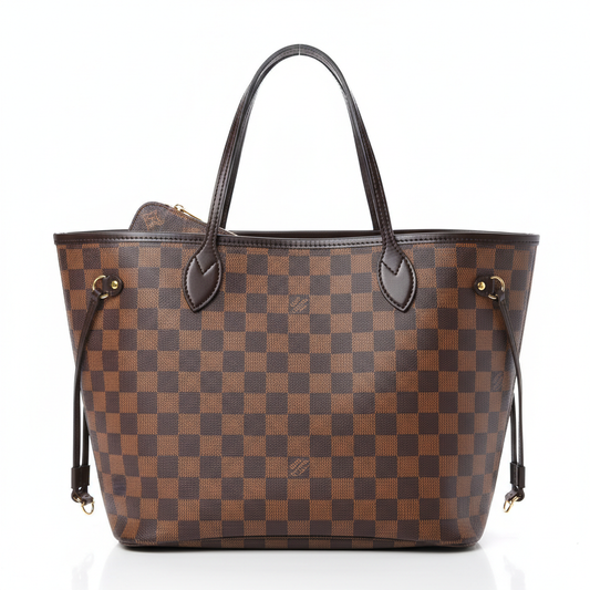 Louis Vuitton Neverfull NM Tote Damier MM - Front View