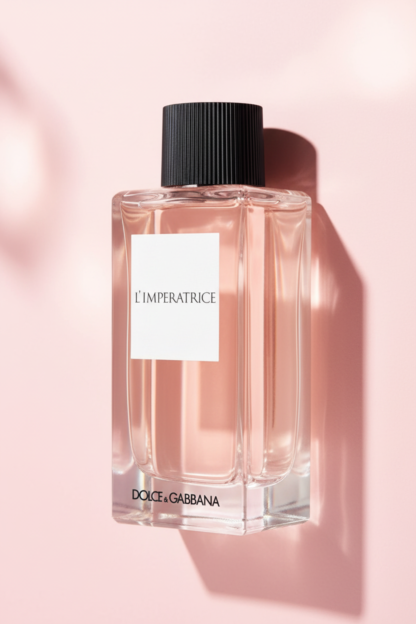 Dolce & Gabbana L'Impératrice soft pink editorial