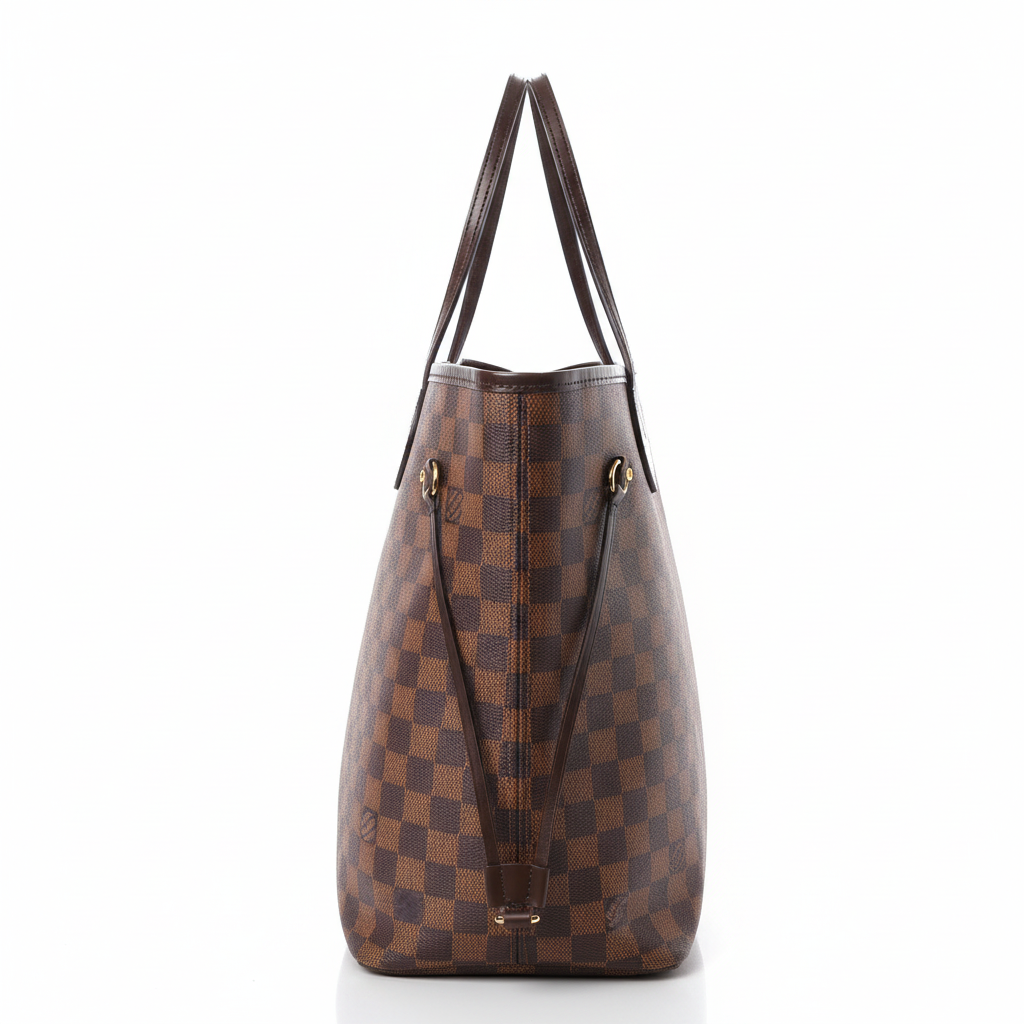 Louis Vuitton Neverfull NM Tote Monogram Canvas MM - Side Profile
