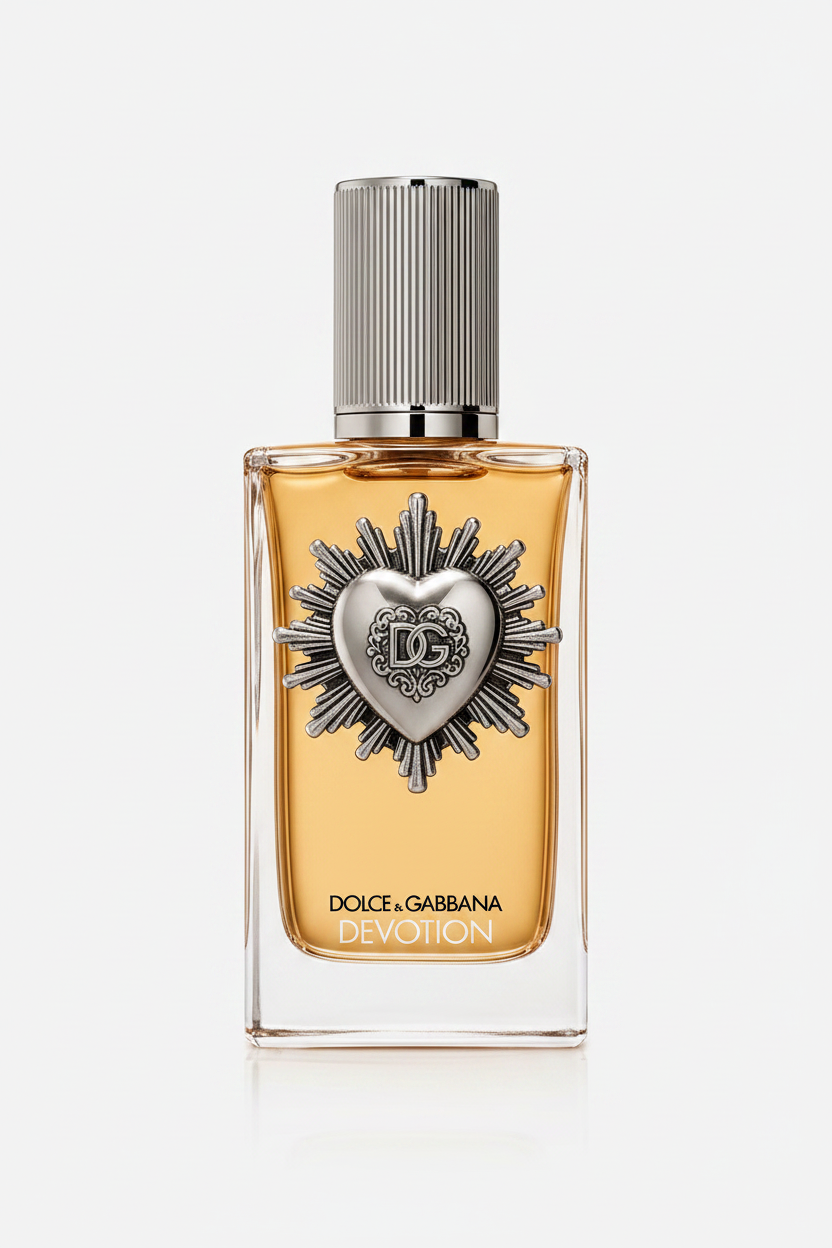 Devotion Perfume Bottle Close-Up