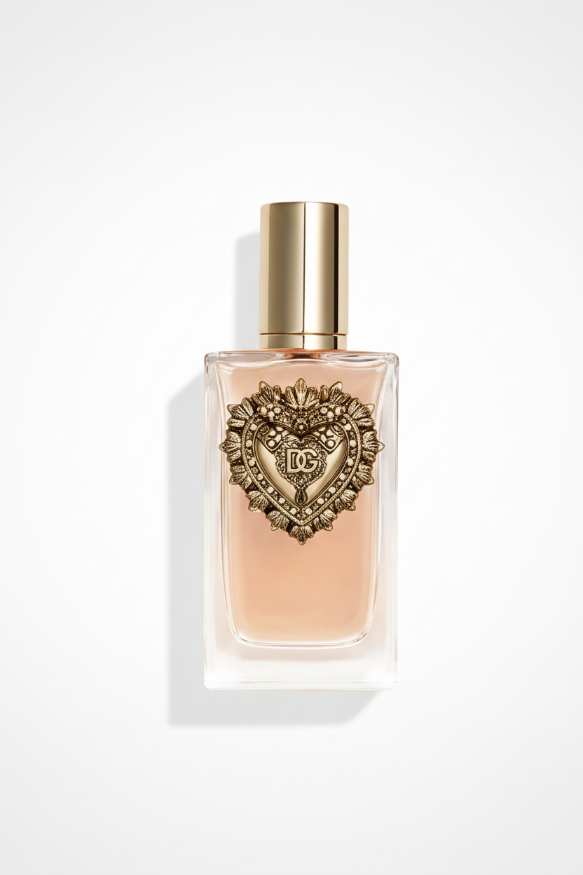 Devotion Perfume Bottle Close-Up
