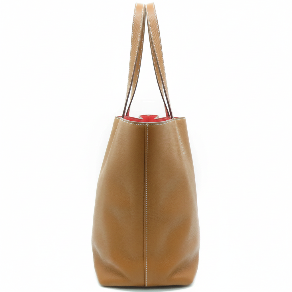 Hermes Double Sens Tote Clemence 45 - Side Profile