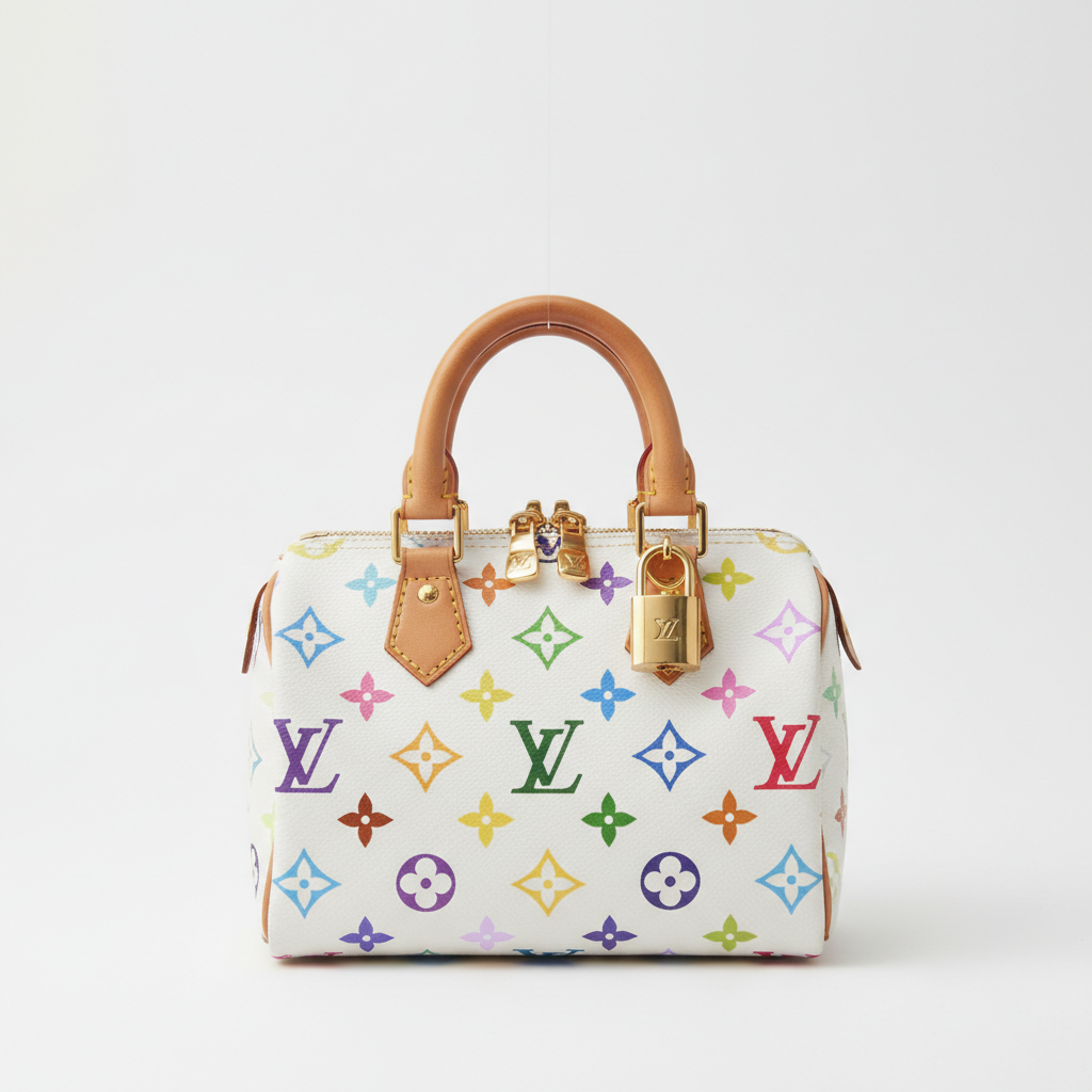 Louis Vuitton Speedy Mini HL Handbag Monogram Multicolor - Front View