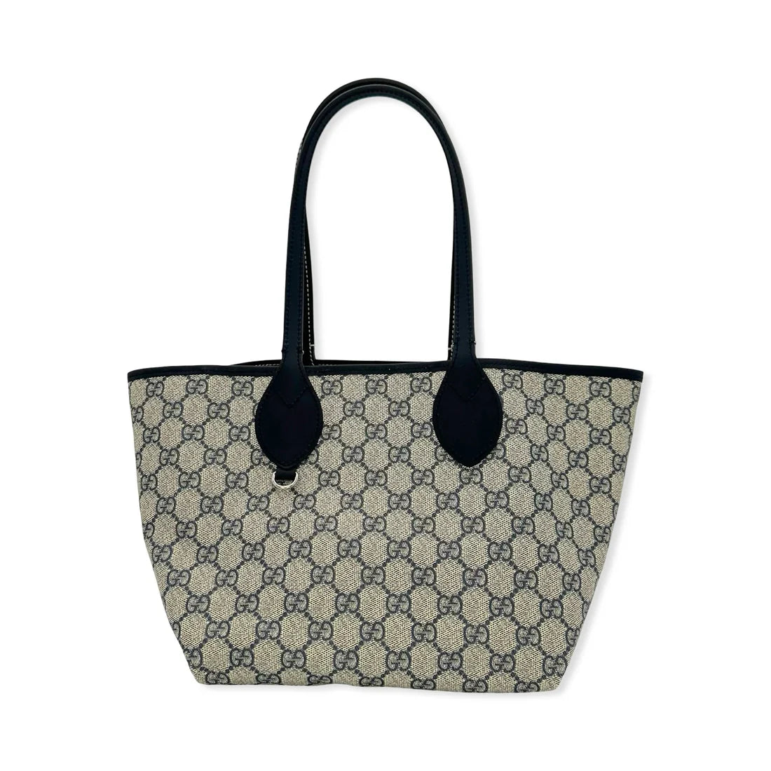 GUCCI  GG Supreme Reversible Denim Logo Tote