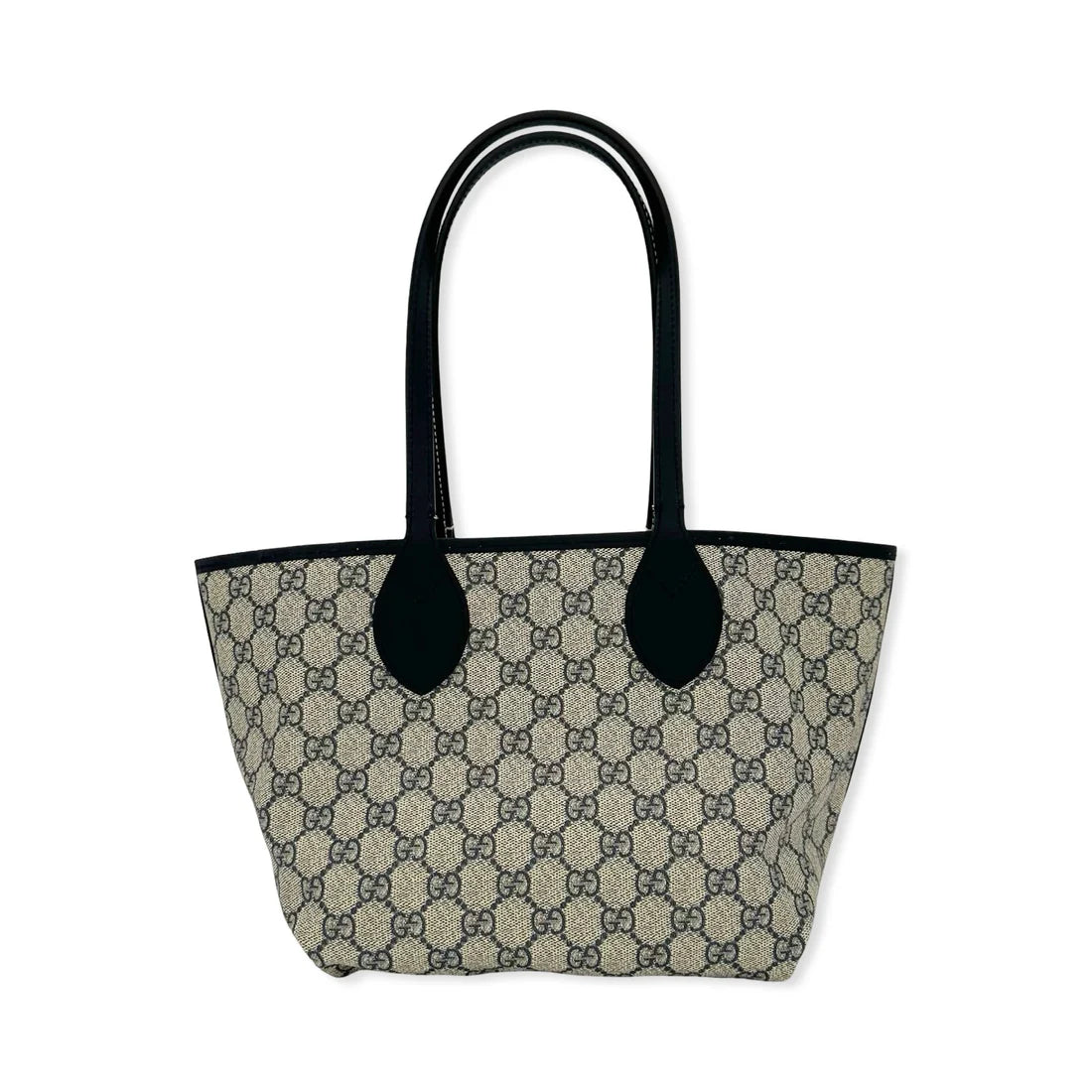 GUCCI  GG Supreme Reversible Denim Logo Tote