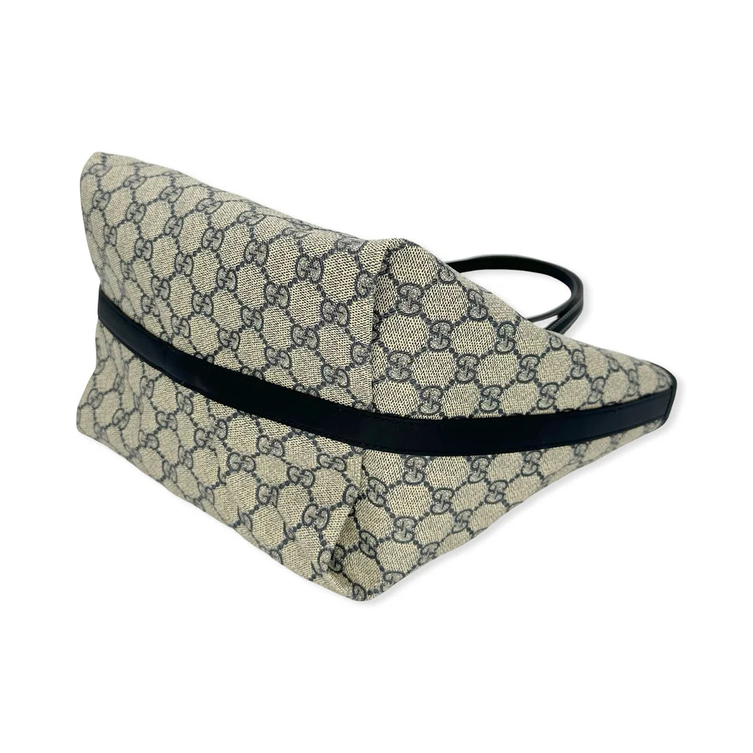 GUCCI  GG Supreme Reversible Denim Logo Tote